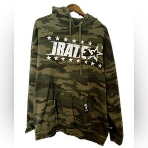 IRATE Camo Hoodie 2XL